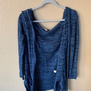 Blue Knit Cardigan